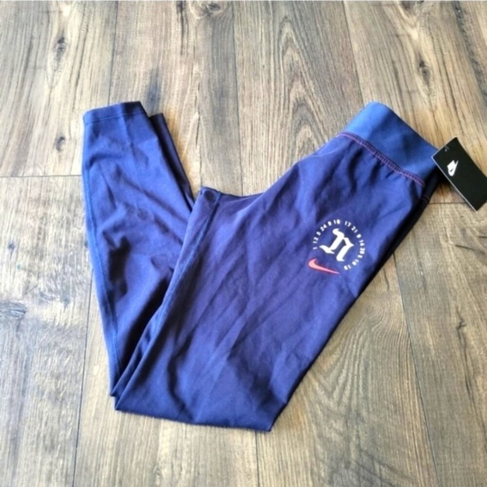 Nike Tight Fit Leggings Women Small CI3376 451 Blue NWT 122025 - Picture 1 of 5